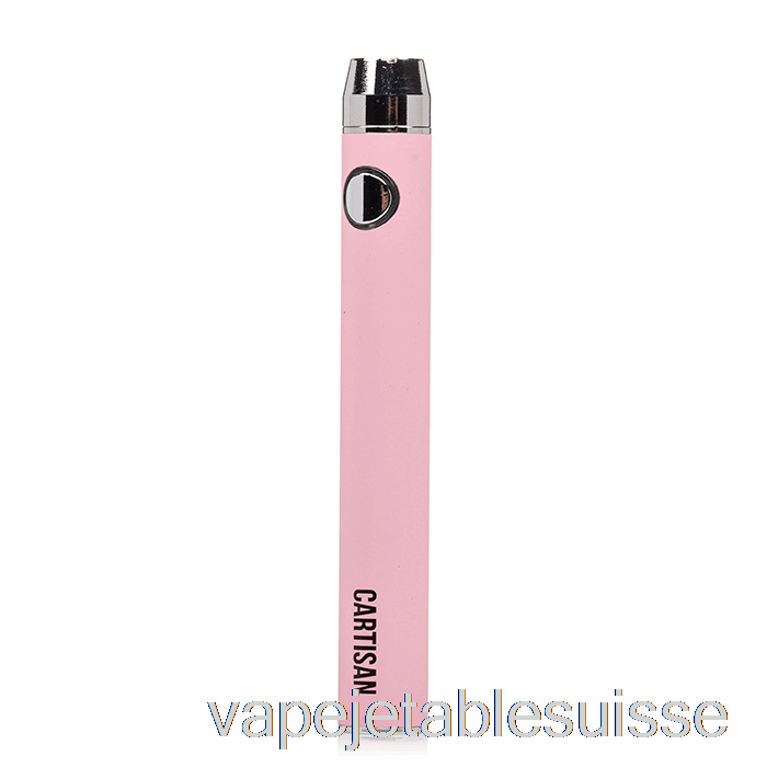 Vape Suisse Cartisan Bouton Vv 900 Double Charge 510 Batterie [micro] Rose